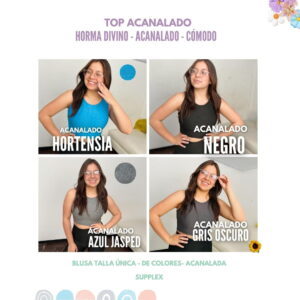 TOP SUPPLEX ACANALADO